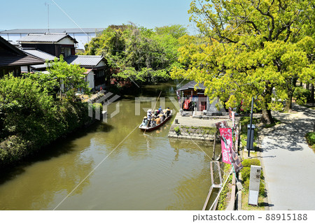 Fukuoka Prefecture Suigo Yanagawa River Boat 88915188