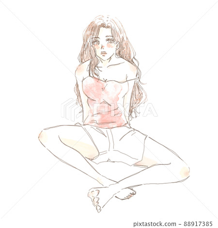 一位女士在一個房間裡 一位女士在一個房間裡 88917385