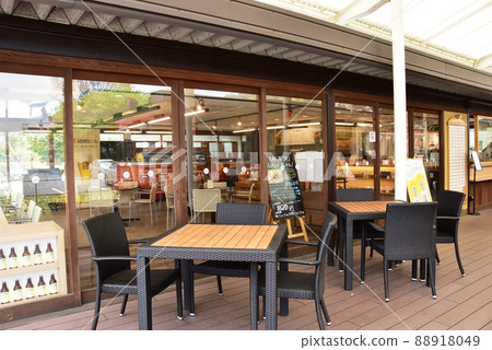 Odawara City Elenna Gosso CAFE107 terrace seats Odawara City Elenna Gosso CAFE107 terrace seats 88918049