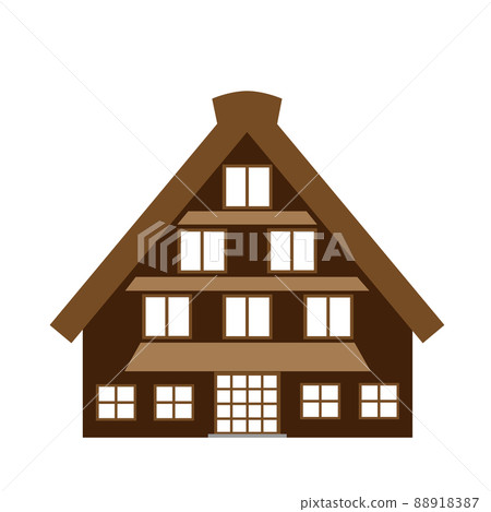 Gassho-zukuri village in Shirakawa-go. A World Heritage Site in Gifu Prefecture. Gassho-zukuri village in Shirakawa-go. A World Heritage Site in Gifu Prefecture. 88918387