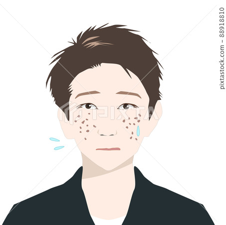 Men who suffer from uneven skin_Men's skin care 88918810