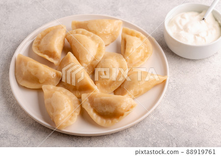 Dumplings, filled with mashed potatoes. Dumplings, filled with mashed potatoes. 88919761