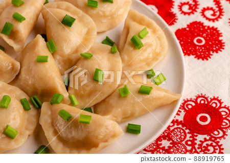 Dumplings, filled with mashed potatoes. Dumplings, filled with mashed potatoes. 88919765