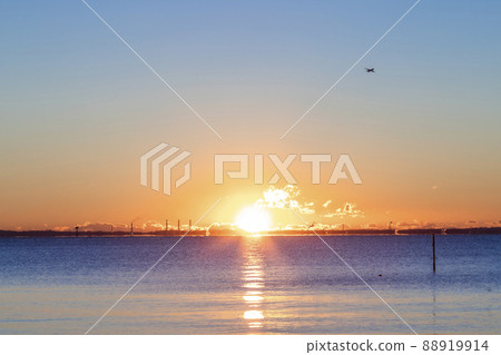 First sunrise of Jonanjima Seaside Park 88919914