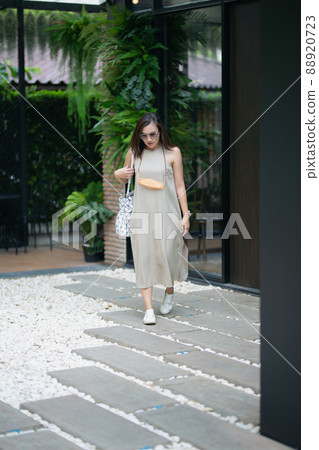 A woman going out for work shopping A woman going out for work shopping 88920723