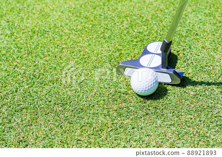 Golf green putting [image of outdoor sports] 88921893