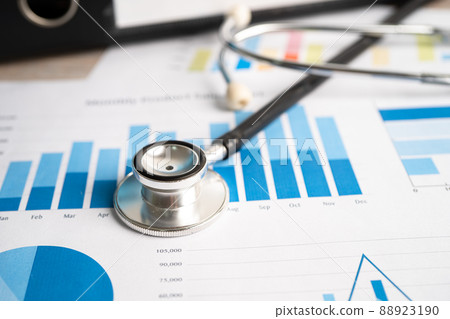 Stethoscope on charts and graphs paper, Finance, Account, Statistics, Investment, Analytic research data economy and Business company concept. Stethoscope on charts and graphs paper, Finance, Account, Statistics, Investment, Analytic research data economy and Business company concept. 88923190