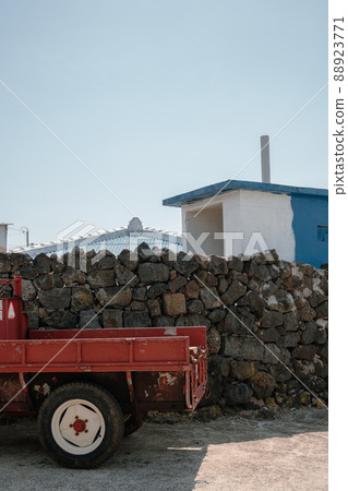 Gimnyeong-ri village, Jeju Olle Trail route 20 in Jeju island, Korea Gimnyeong-ri village, Jeju Olle Trail route 20 in Jeju island, Korea 88923771