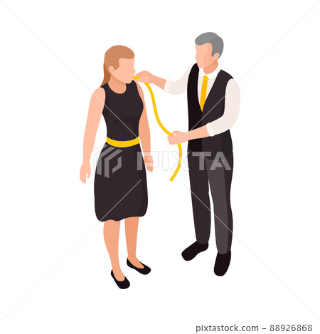 Tailor Isometric Icon 88926868