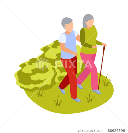 City Park Illustration 88926896