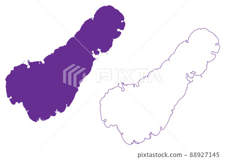 Kikaijima island (Japan, East Asia, Japanese archipelago, Amami Islands) map vector illustration, scribble sketch Kyaa map Kikaijima island (Japan, East Asia, Japanese archipelago, Amami Islands) map vector illustration, scribble sketch Kyaa map 88927145