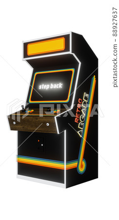 arcade cabinet isolated on white background arcade cabinet isolated on white background 88927637