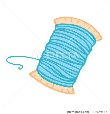 Spool of thread for sewing. Fashion designer tool. 88929514