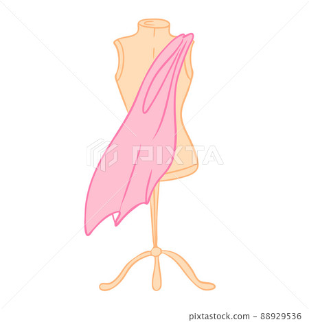 Mannequin for clothes and sewing. Fashion designer tool dummy 88929536