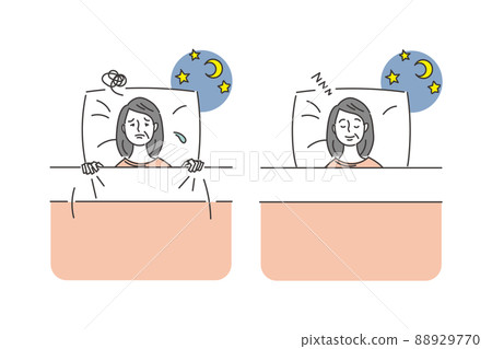 一組老年婦女睡覺 88929770