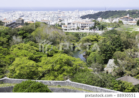 View of Ryutan from the ruins of Shuri Castle 88930551
