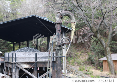 【蒸汽機車復古給水柱（給水運動）】 88932181