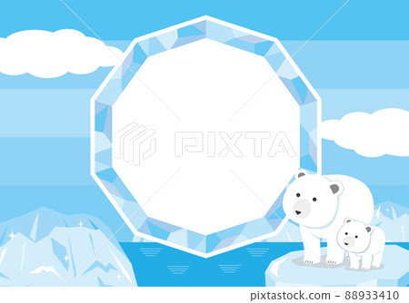 北極熊酷酷的鏡框材質 88933410