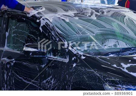 Staff washing cars Staff washing cars 88936901