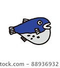 Fish blowfish 88936932