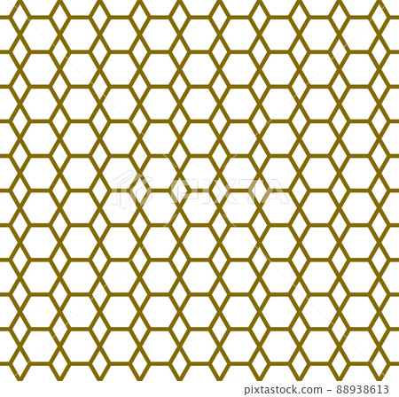 Seamless geometric ornament . Brown color thin lines . 88938613