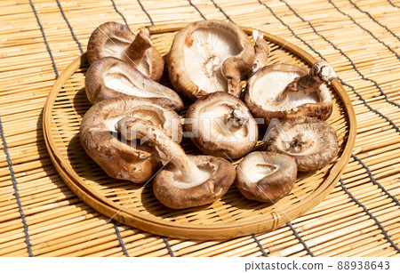 Sun-dried shiitake mushrooms, dried shiitake mushrooms to improve nutrients, dried shiitake mushrooms 88938643