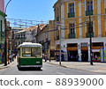 Trolleybus running in the city of Valparaiso, Chile, South America Trolleybus running in the city of Valparaiso, Chile, South America 88939000
