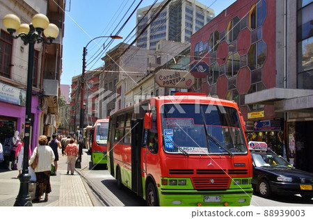 South America Chile Valparaiso Bus South America Chile Valparaiso Bus 88939003