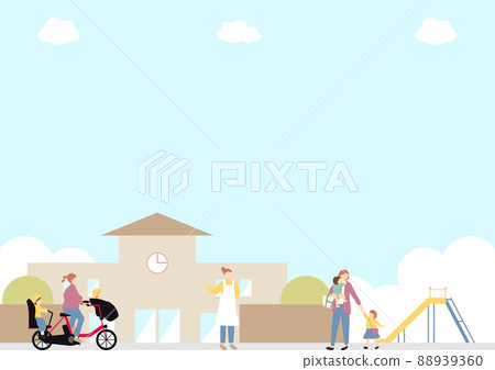 親子考勤風景 親子考勤風景 88939360