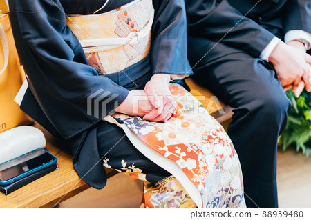 Wedding mother nervous 88939480