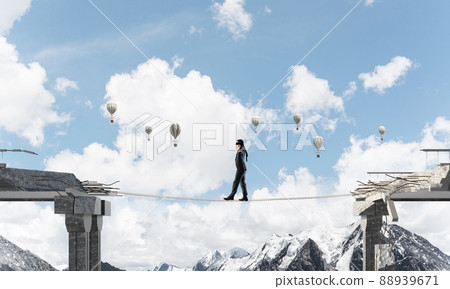 Concept of hidden risks and dangers. 88939671