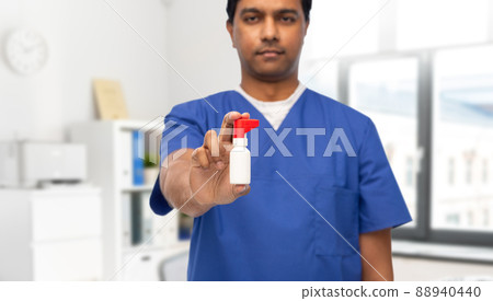 doctor or male nurse with medicine 88940440