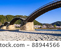 Kintai bridge in spring 88944566