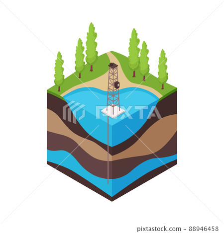 Water Extraction Icon 88946458