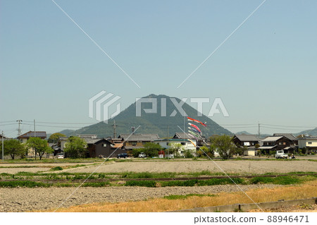 鯉魚旗和三上山 鯉魚旗和三上山 88946471