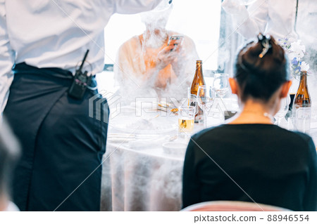 Directing food with smoke 88946554