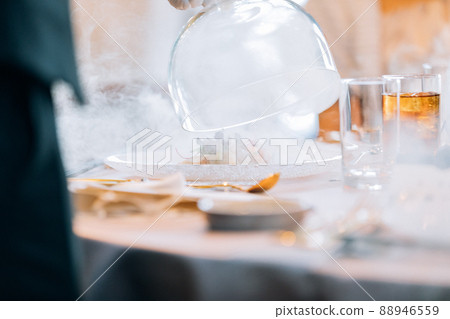 Directing food with smoke Directing food with smoke 88946559
