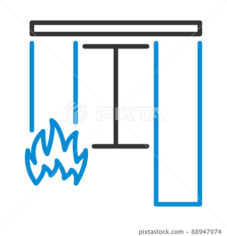 Home Fire Icon Home Fire Icon 88947074