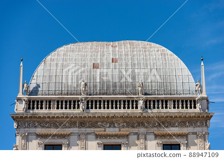 Loggia Palace in Renaissance Style - Brescia Lombardy Italy Loggia Palace in Renaissance Style - Brescia Lombardy Italy 88947109