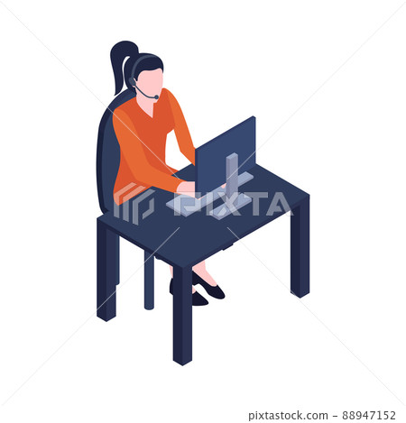 Call Center Icon 88947152