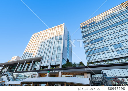 JR Sendai Station (East Exit) in fine weather, Sendai City, Miyagi Prefecture 88947298