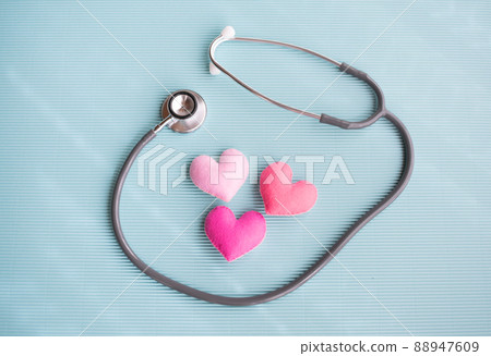 醫學影像、心臟、背景波紋板 醫學影像、心臟、背景波紋板 88947609