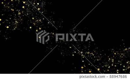 Simple Japanese style background with gold leaf scattered 88947686