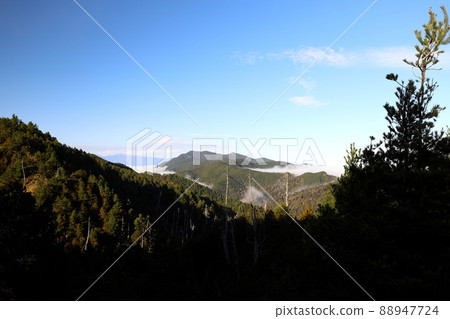 台灣高山峻嶺 中央山脈卑南主山 88947724