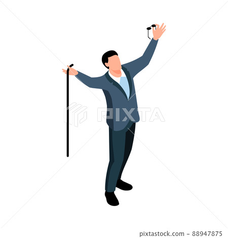 Blind Man Illustration Blind Man Illustration 88947875