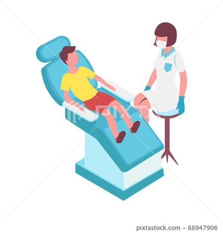 Dentistry Isometric Icon 88947906