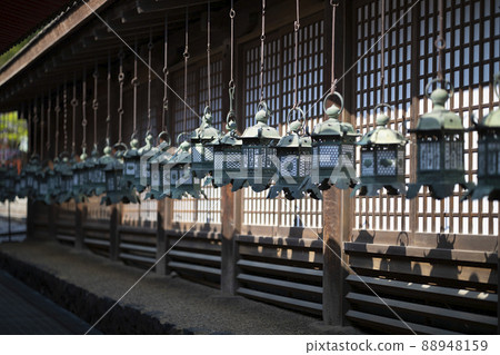 The lanterns of Kasuga Taisha Shrine in Kasugano-cho, Nara City, Nara Prefecture 88948159