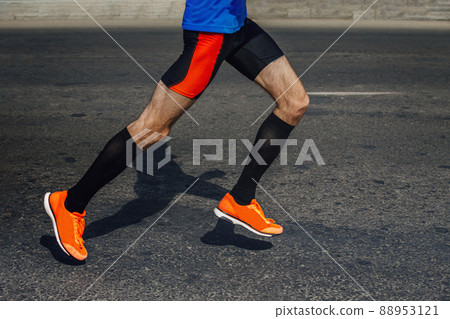 legs athlete in compression socks legs athlete in compression socks 88953121