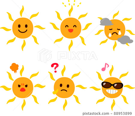 太陽字符插圖集 88953899