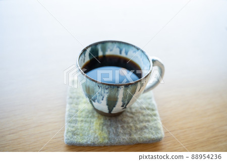咖啡杯熱咖啡 咖啡杯熱咖啡 88954236